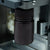 Dark brown bottle of optical glue for clear signal transmission in precision optics applications.